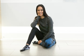 daub and design at body balance vancouver adriana leggings teal yoga barre grippy socks