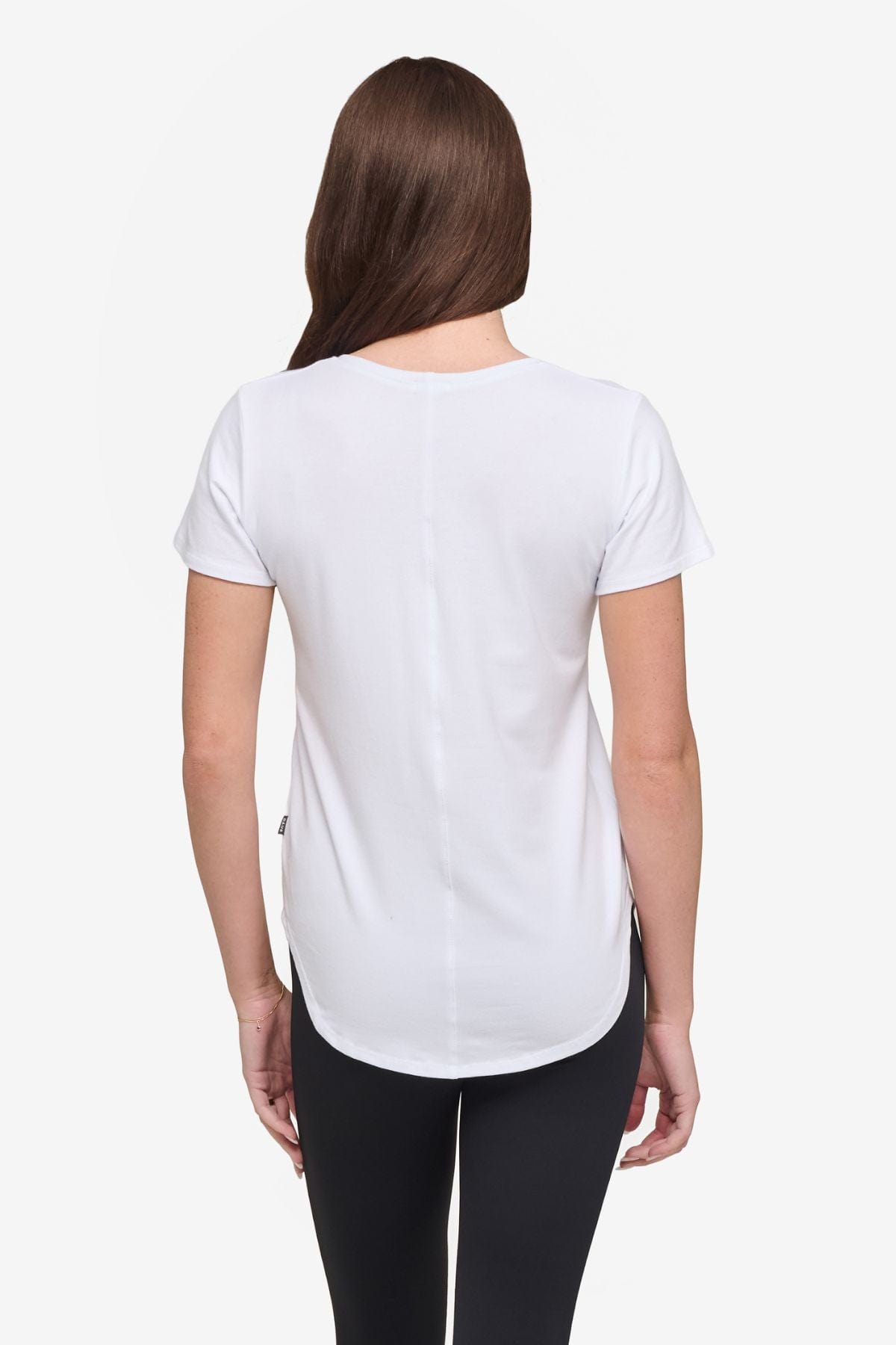 Avery Tee – Women’s Basic T-Shirt in white back | Daub + Design