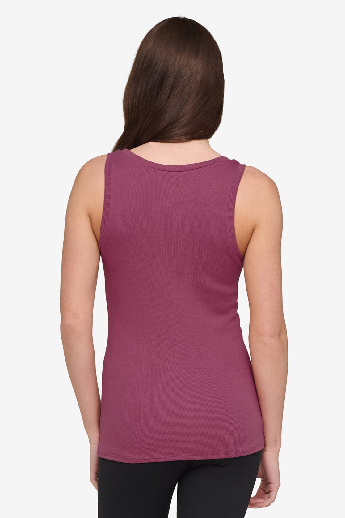Basic Tank – Women’s Basic Ribbed Tank in Deep Cool Pink | Daub + Design