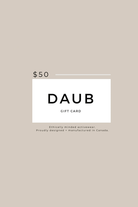 DAUB gift card for $50