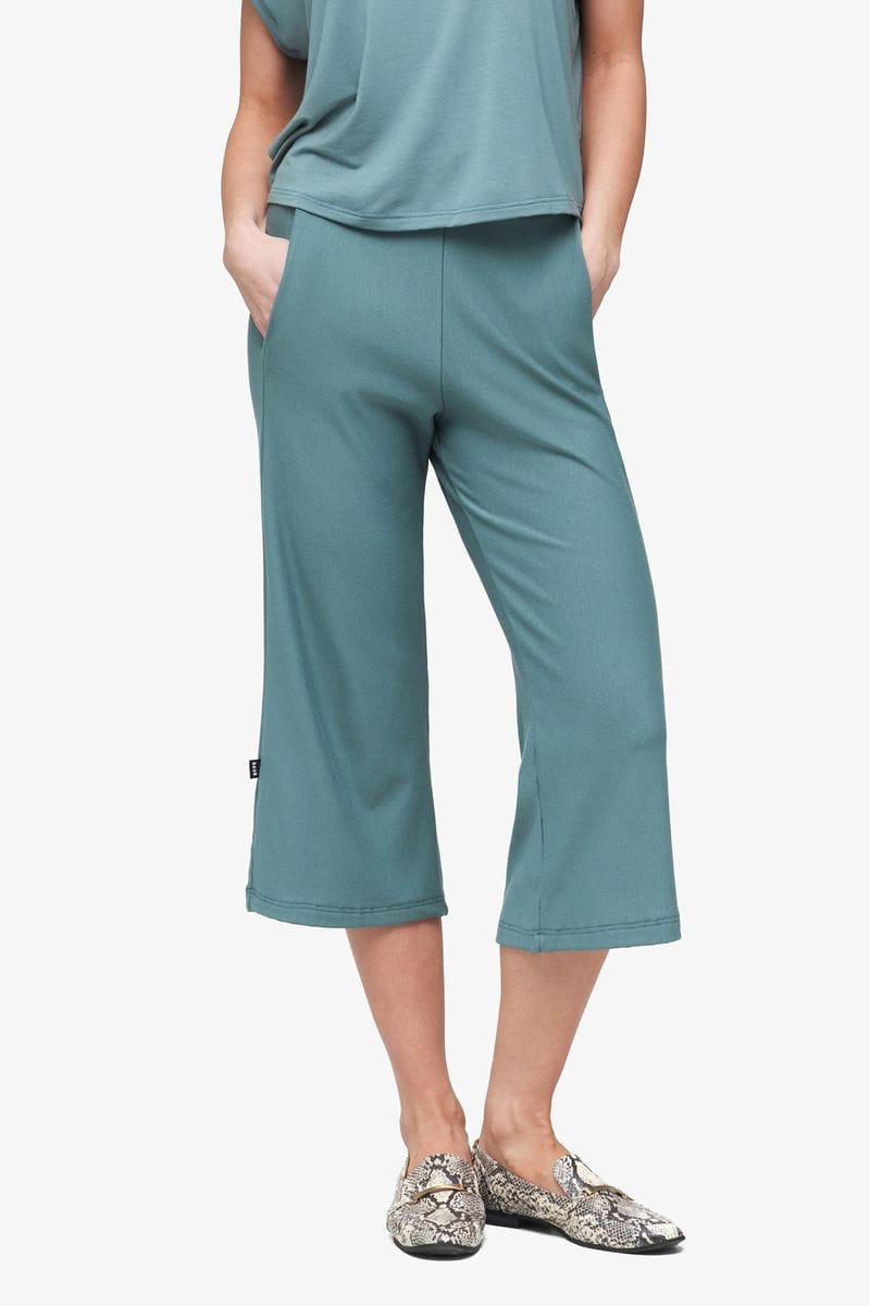 Freedom Wide Leg Crop in North Atlantic