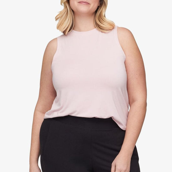 Maia Tank - Women's Basic Tank in Rose Quartz Pink | Daub + Design