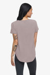 Avery Tee – Women’s Basic T-Shirt in beige | Daub + Design