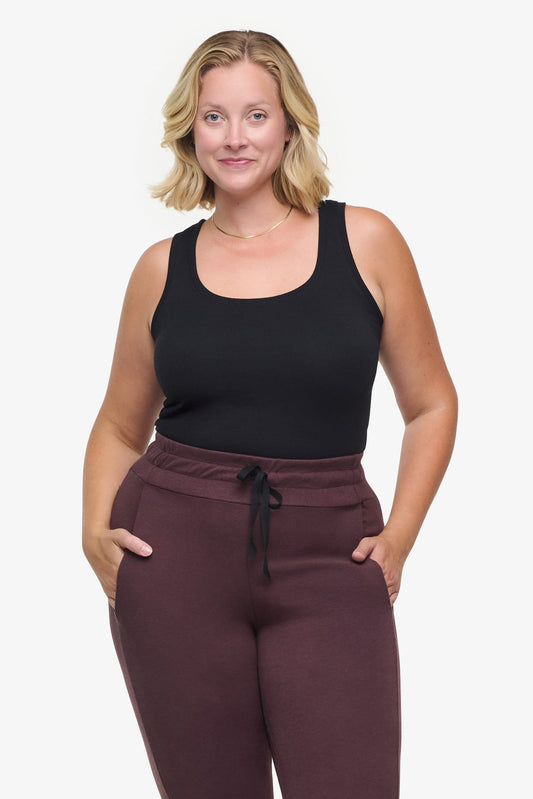 Basic Tank – Women’s Basic Ribbed Tank in Black | Daub + Design 