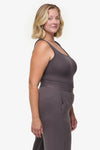 Basic Tank – Women’s Basic Ribbed Tank in Grey | Daub + Design 