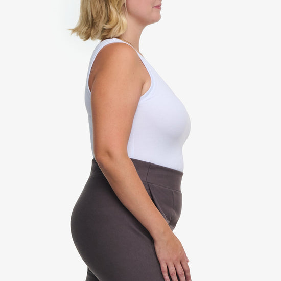 Basic Tank – Women’s Basic Ribbed Tank in White  | Daub + Design 