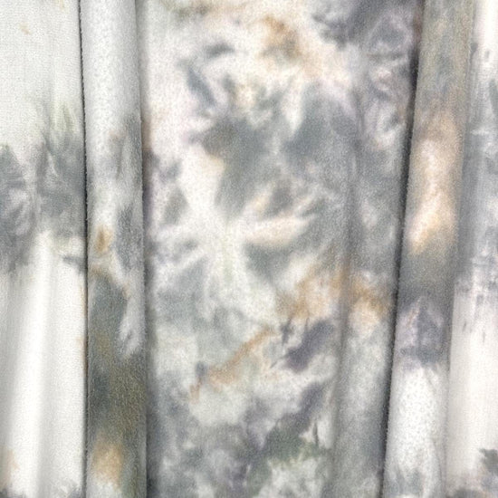 Close up detail of our tie-dyed fabrics
