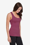 Basic Tank – Women’s Basic Ribbed Tank in Deep Cool Pink | Daub + Design 