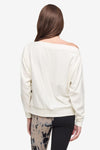 Boatneck Sweatshirt in Ivory