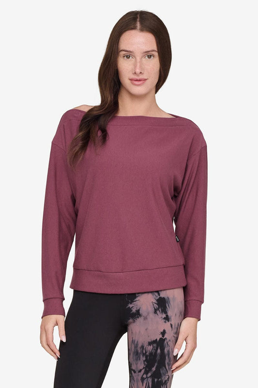 Boatneck Sweatshirt in Nocturne