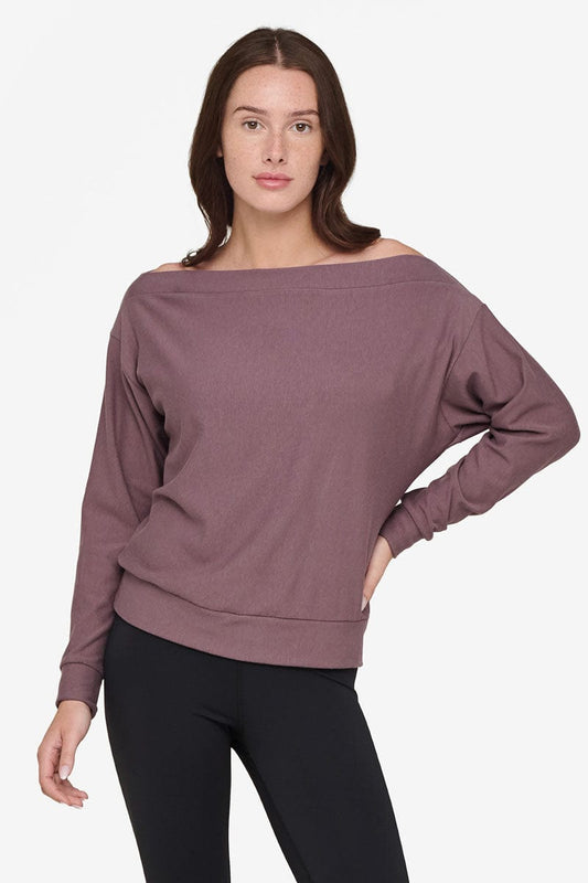 Boatneck Sweatshirt in Sparrow
