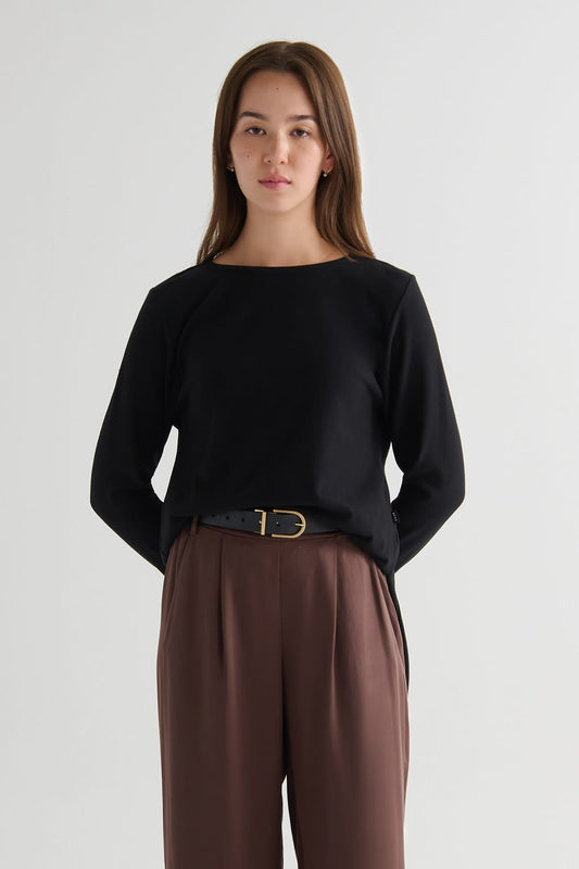 Charli Crew in Black