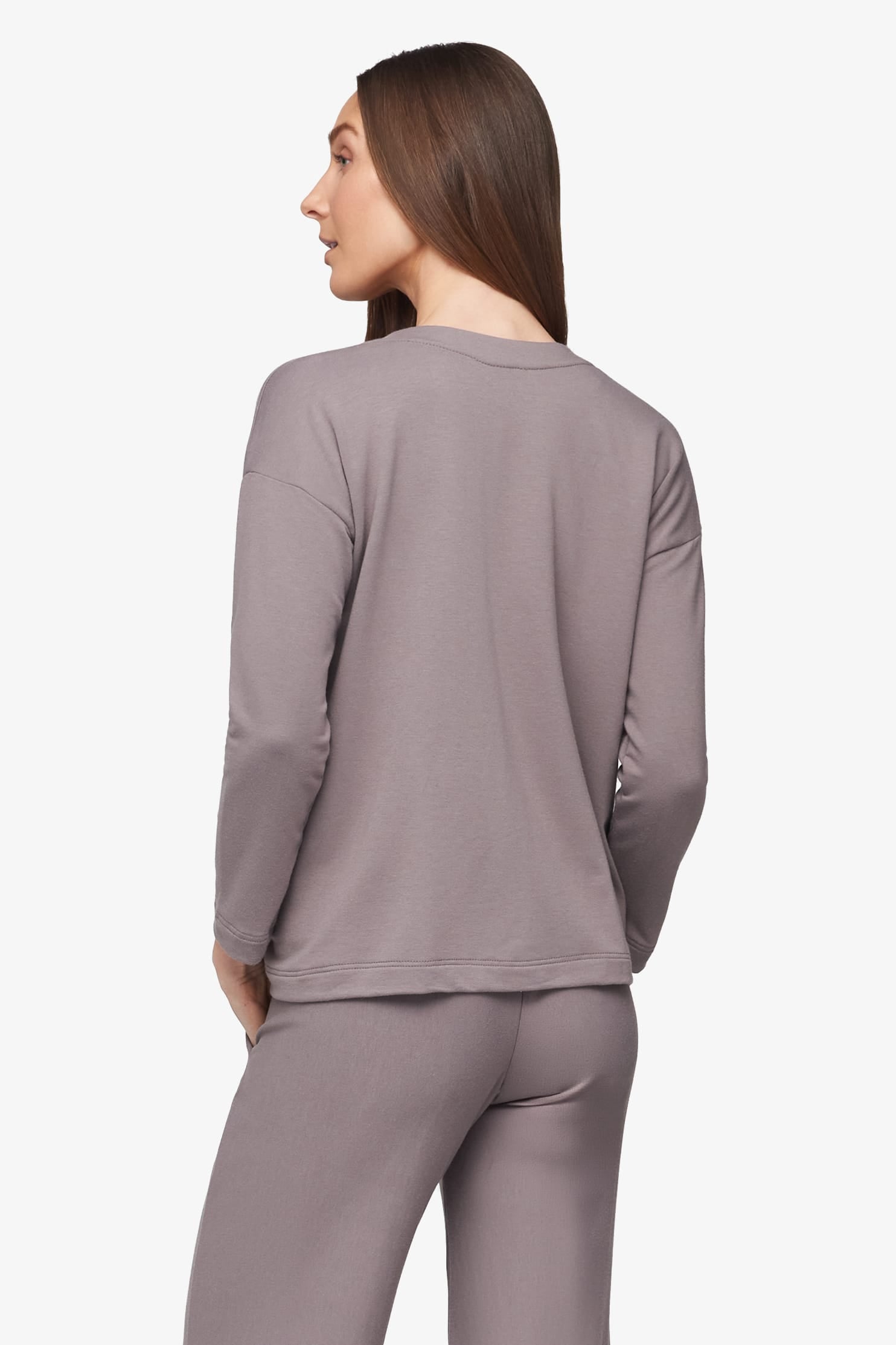 Cove Cardigan  - Women's Basic 4 buttons cardigan in Driftwood grey | Daub + Design