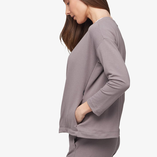 Cove Cardigan  - Women's Basic 4 buttons cardigan in Driftwood grey | Daub + Design