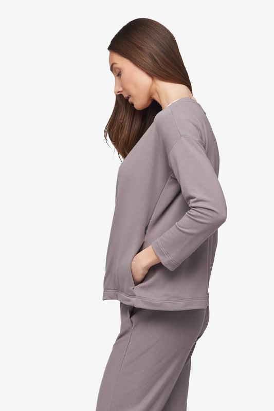 Cove Cardigan  - Women's Basic 4 buttons cardigan in Driftwood grey | Daub + Design