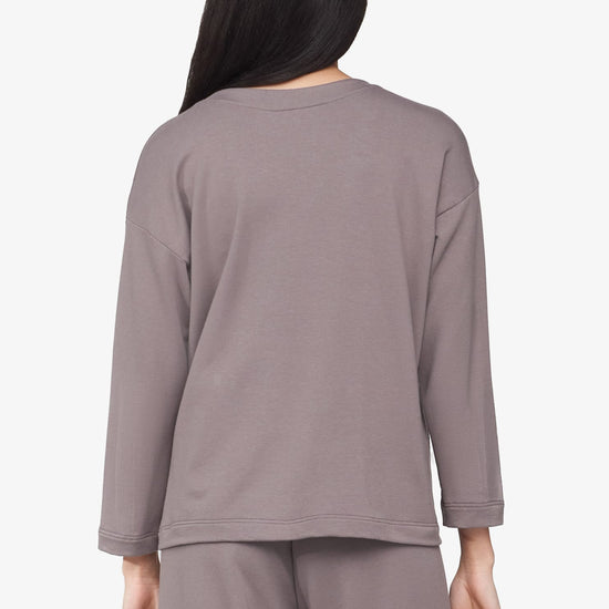 Cove Cardigan  - Women's Basic 4 buttons cardigan in Driftwood grey | Daub + Design