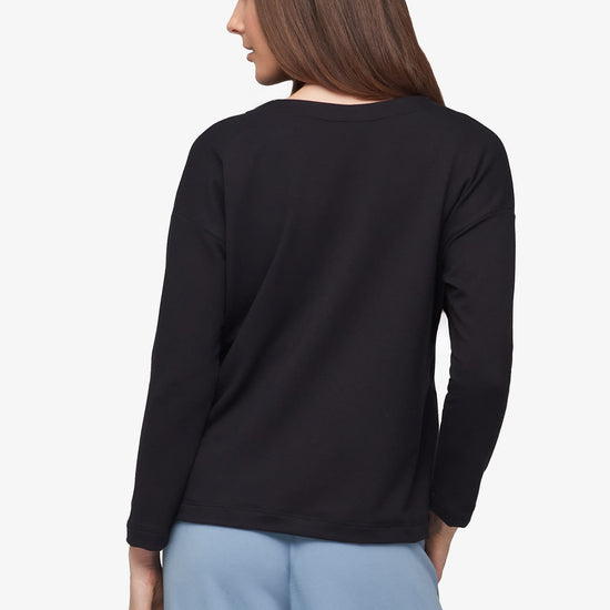 Cove Cardigan  - Women's Basic 4 buttons cardigan in black | Daub + 