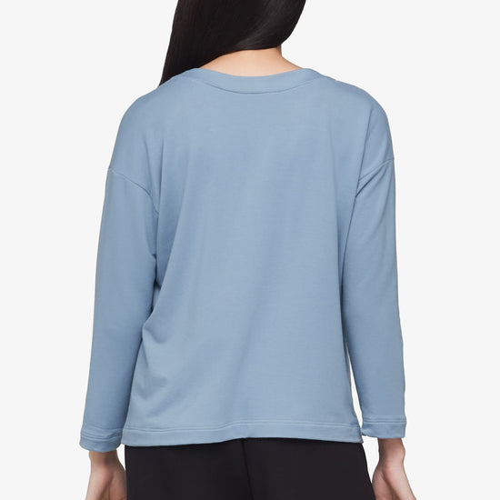 Cove Cardigan  - Women's Basic 4 buttons cardigan in Coastal Blue | Daub + Design