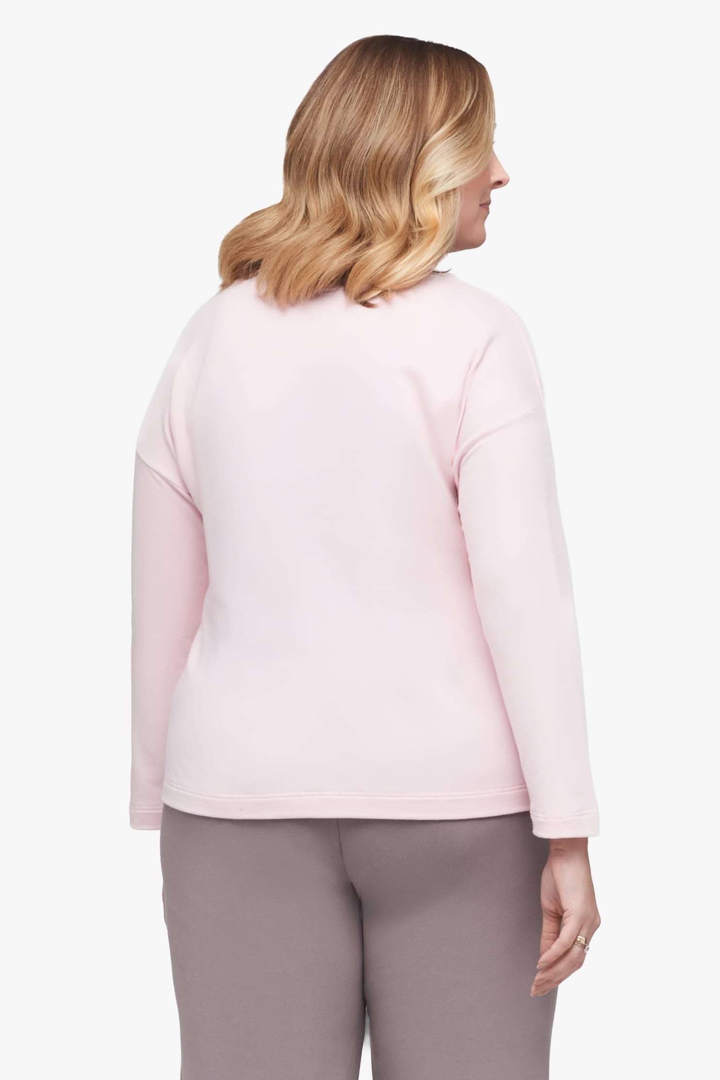 Cove Cardigan  - Women's Basic 4 buttons cardigan in Rose Quartz pink | Daub + Design
