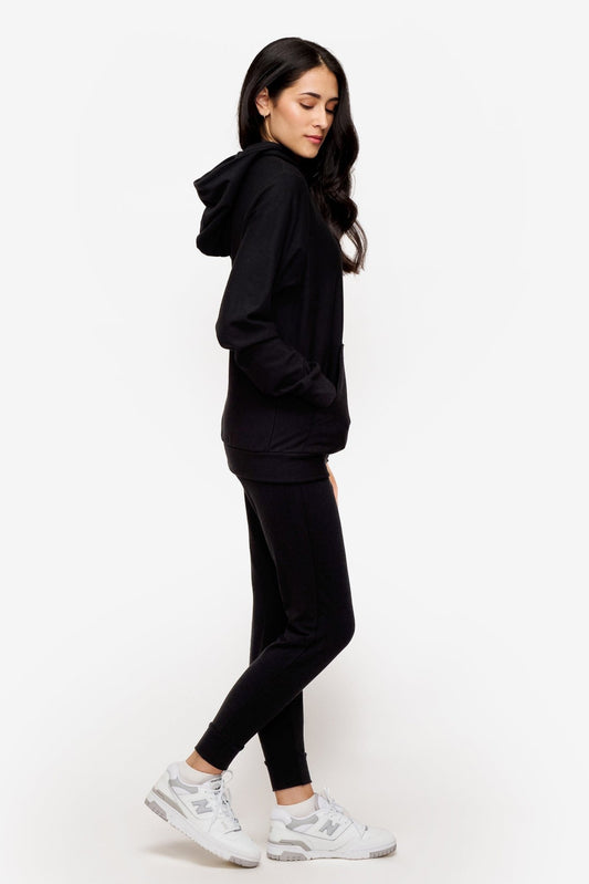 Freedom Full Zip Hoodie in Black