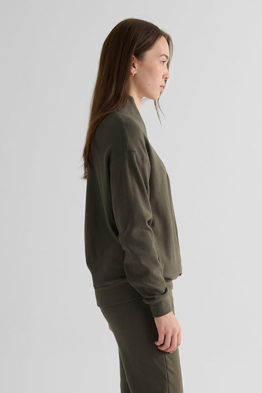 Freedom Quarter Zip Sweatshirt in Spruce