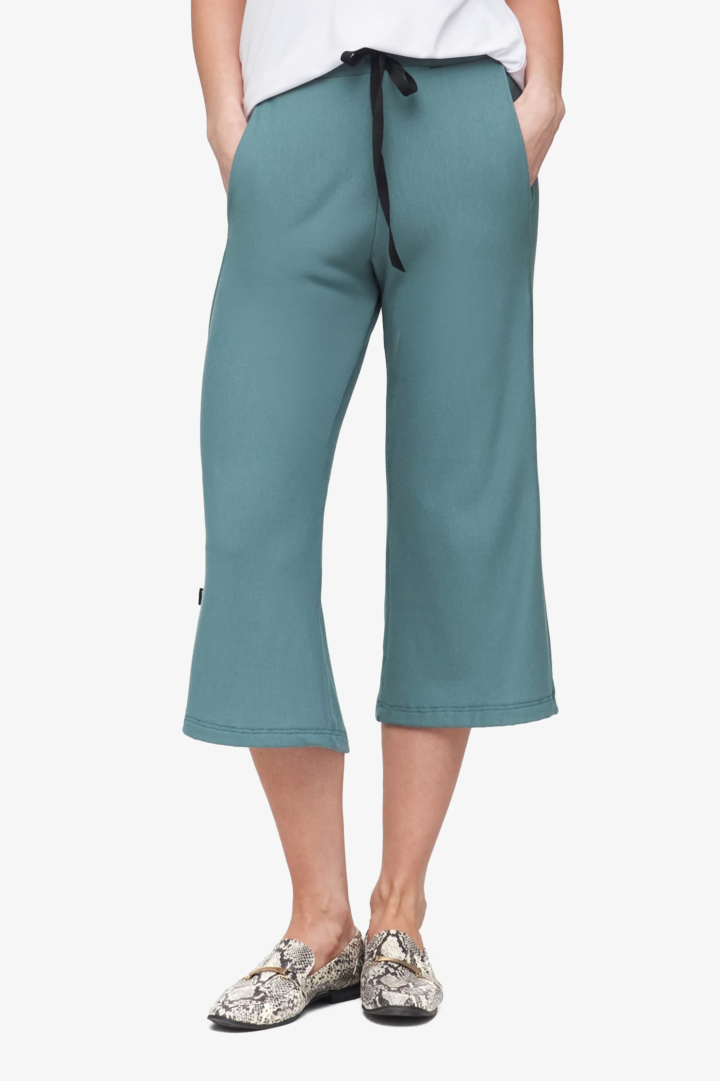 Freedom Wide Leg Crop in North Atlantic