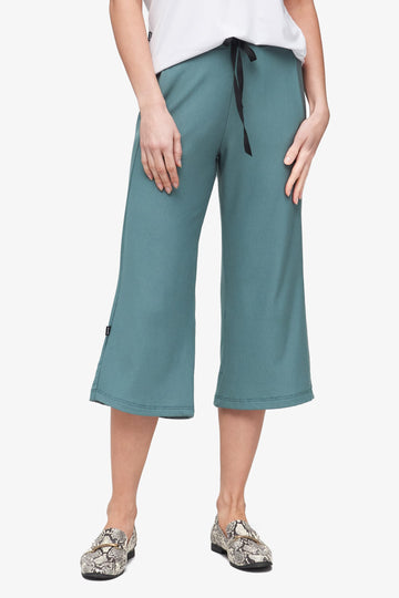 Freedom Wide Leg Crop in North Atlantic