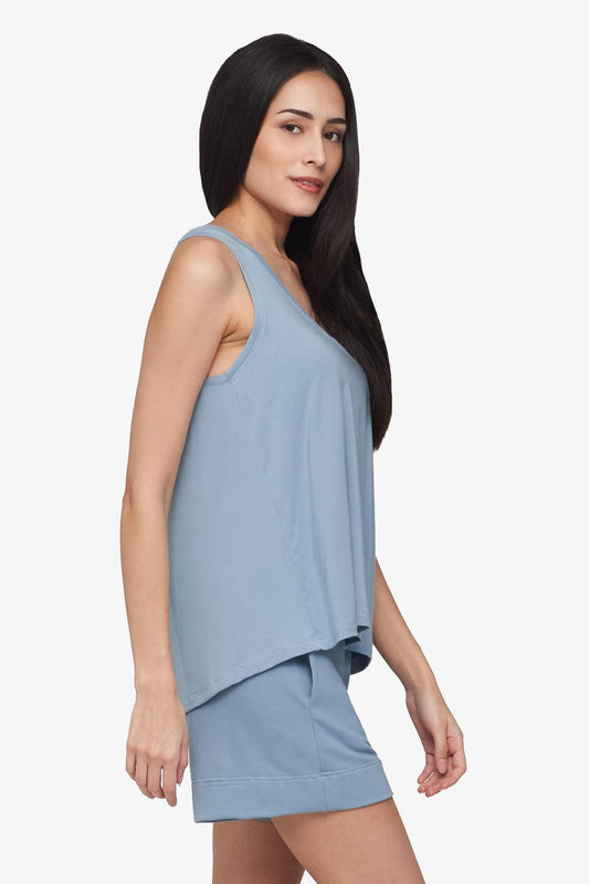 Haven Tank in Coastal Blue