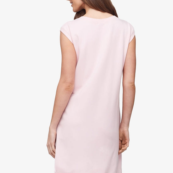 Newport Dress  - Women's Basic dress with pocket in Rose Quartz pink | Daub + Design