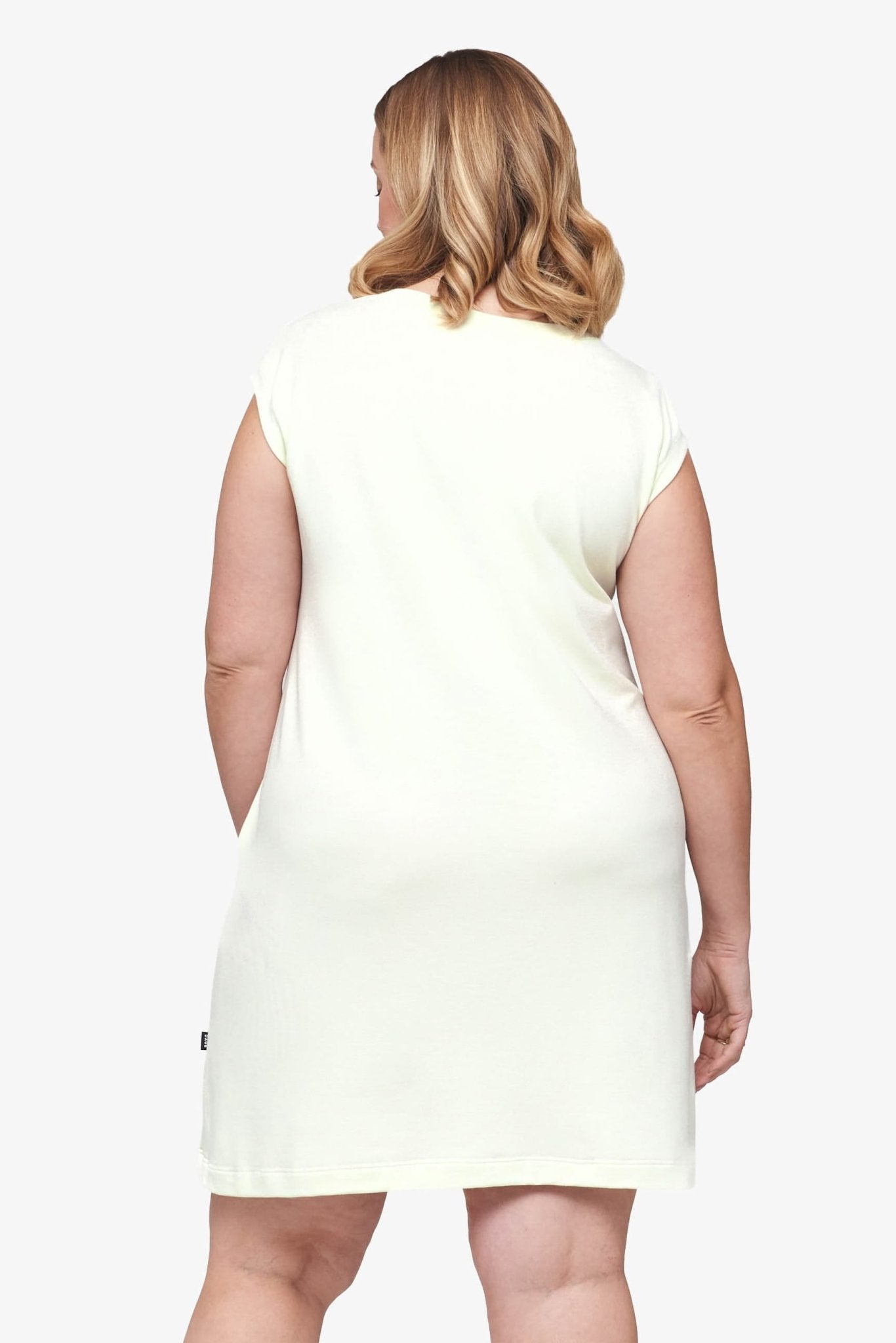 Newport Dress  - Women's Basic dress with pocket in Sea Glass mint | Daub + Design