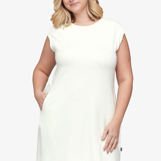 Newport Dress  - Women's Basic dress with pocket in Sea Glass mint | Daub + Design