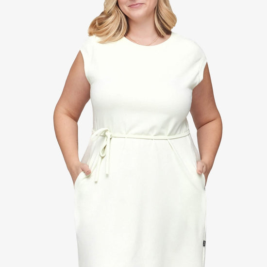 Newport Dress  - Women's Basic dress with pocket in Sea Glass mint | Daub + Design