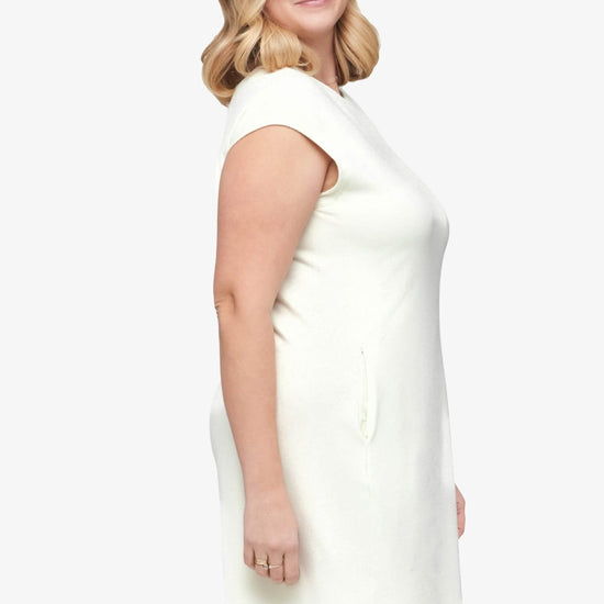 Newport Dress  - Women's Basic dress with pocket in Sea Glass mint | Daub + Design