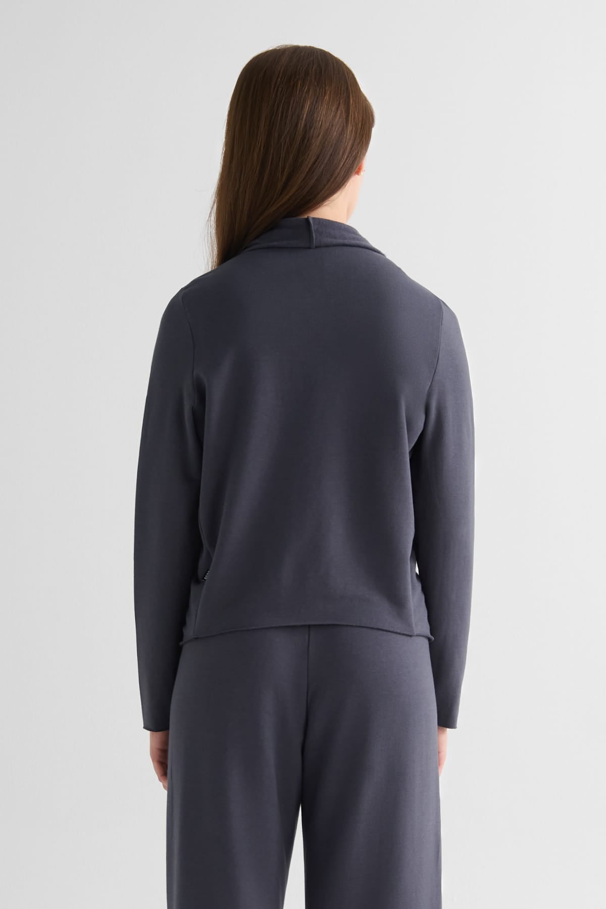 Sloane Jacket in Ash - Lightweight Women’s Fleece Jacket in Ash Grey | DAUB