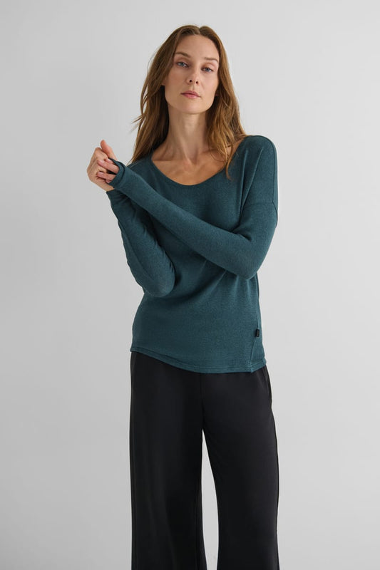 Talia Scoopneck Sweater in Twilight