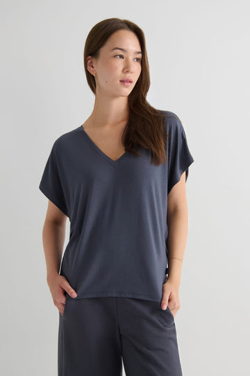Trinity Tee in Ash