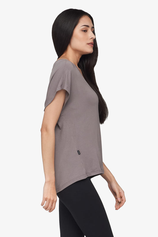 Trinity Tee in Driftwood
