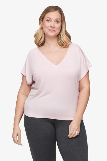 Trinity Tee in Rose Quartz