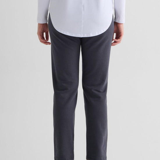 Wren Pant in Ash - Women's Fleece Straight Leg Pant in Ash Grey | DAUB