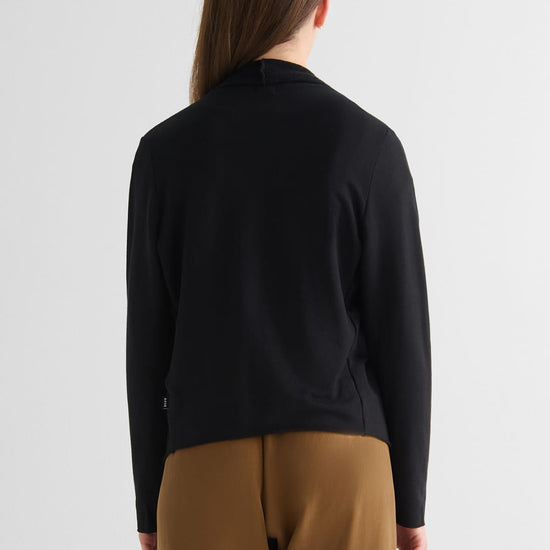 Sloane Jacket in Black - Lightweight Women’s Fleece Jacket in Black | DAUB