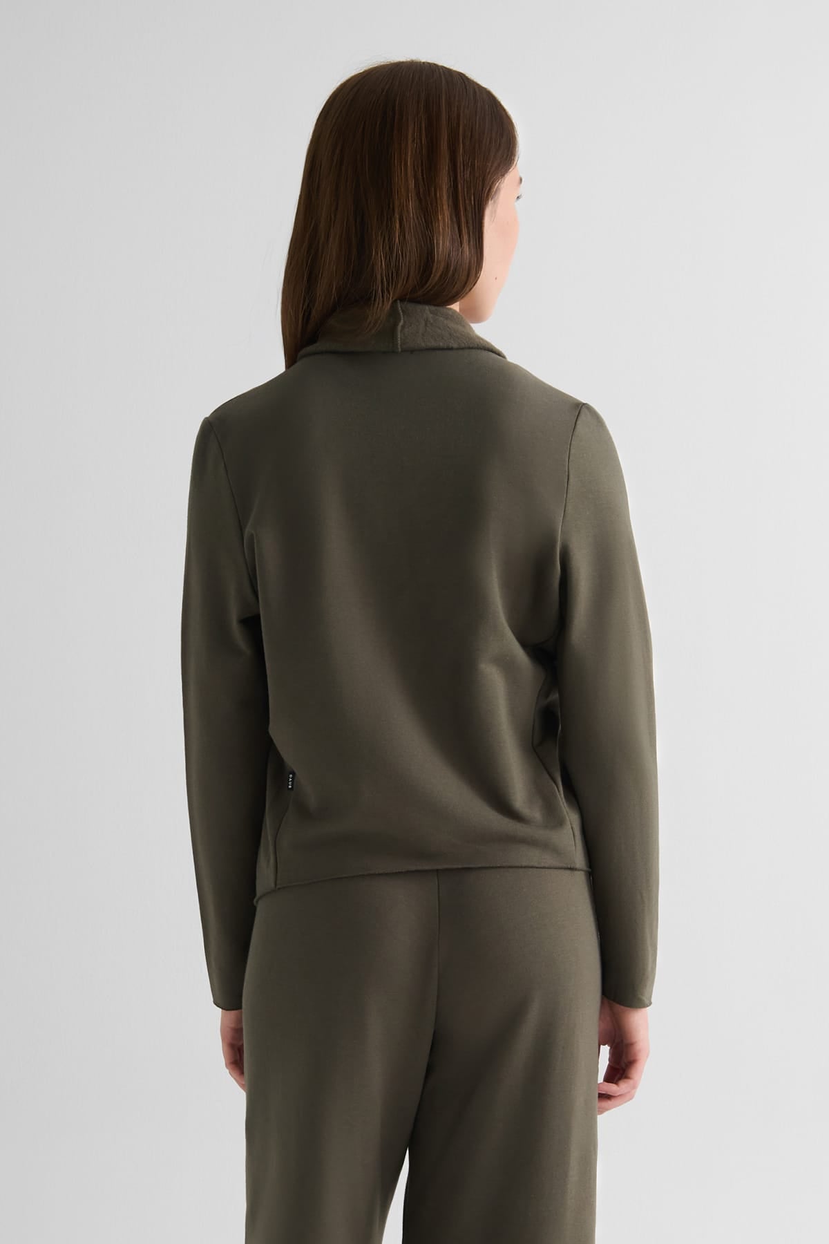 Sloane Jacket in Spruce - Lightweight Women’s Fleece Jacket in Spruce Green | DAUB