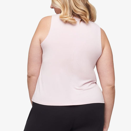 Maia Tank - Women's Basic Tank in Rose Quartz Pink | Daub + Design