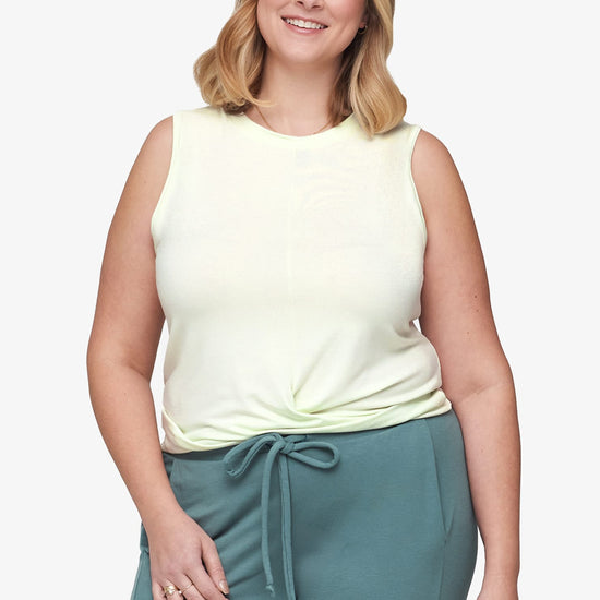 Leilani Tank - Women's Basic Tank in Sea Glass mint | Daub + Design
