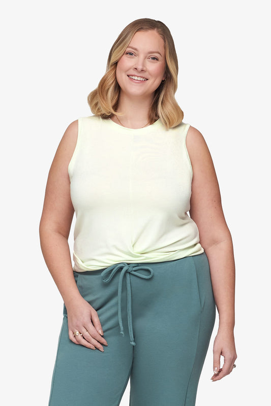 Leilani Tank - Women's Basic Tank in Sea Glass mint | Daub + Design
