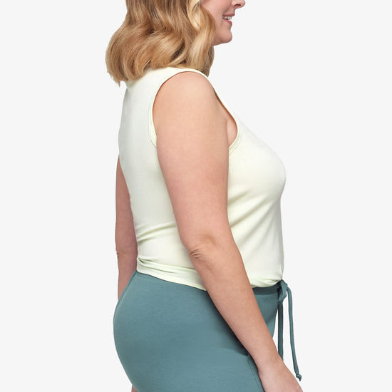 Leilani Tank - Women's Basic Tank in Sea Glass mint | Daub + Design