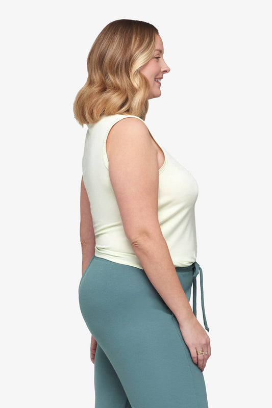Leilani Tank - Women's Basic Tank in Sea Glass mint | Daub + Design