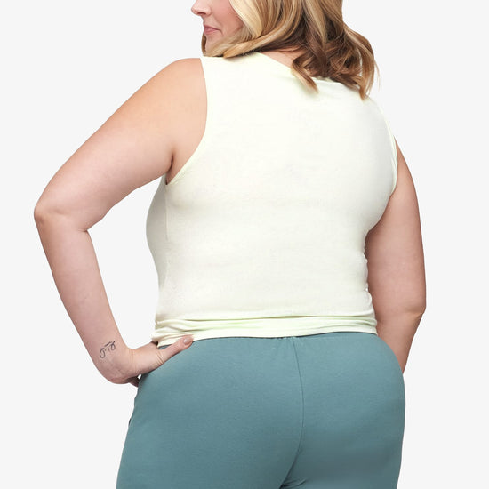 Leilani Tank - Women's Basic Tank in Sea Glass mint | Daub + Design