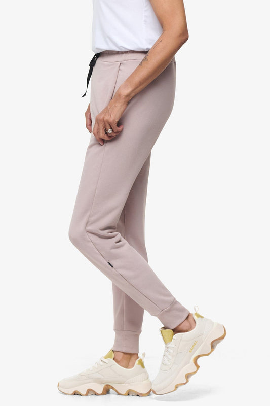 Freedom Jogger  - Woman Fleece  Jogger with pockets in Beige | Daub & Design