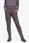 Knox Straight Leg Pant  - Woman Fleece Straight Leg Pant with pockets in Grey | Daub & Design