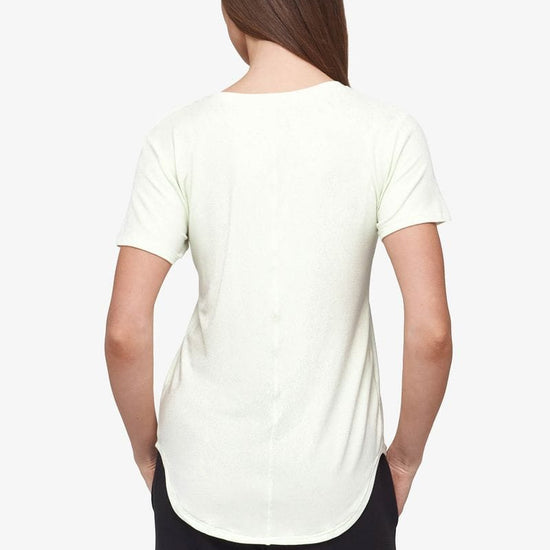 Avery Tee - Women's Basic T-Shirt in Sea Glass mint - back | Daub + Design